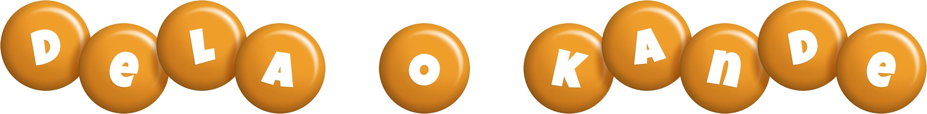 Dela O Kande candy-orange logo